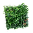 thumbnail image 1 of Luzkey Artificial Plant Wall Panel Green Leaf Fence Privacy Screen Easy Installation Grass Wall Panel Backdrop for Party Indoor Home C, 1 of 8