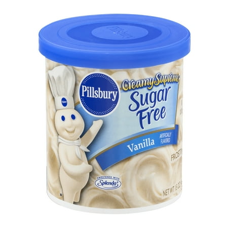 Pillsbury Creamy Supreme Vanilla Frosting Sugar Free, 15.0 OZ