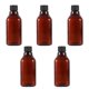 thumbnail image 3 of 5 botellas de viaje, contenedores de artículos de tocador, botellas de plástico, botellas recargables con tapones de rosca para loción de champú (200 ml), 3 of 4