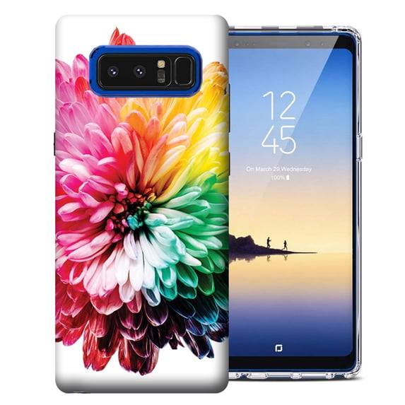 MUNDAZE Samsung Galaxy S10 Rainbow Flower Design TPU Gel Phone Case Cover
