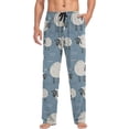 thumbnail image 4 of FREEAMG Cute Black Face Sheep Pajama Pants for Men, Men's Separate Bottoms, Comfortable Sleep Lounge Pj Pants, 4 of 7