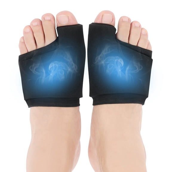 A pair Forefoot Toe Ice Pack, Foot Ice Packs Big Toe for Pain Relief, Cold and Heat Therapy Gel Foot Ice Pack for Swelling, Plantar Fasciitis, Blisters, Bunions