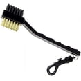 thumbnail image 2 of Golf Cleaning Brush Brush Club Cleaning with Double Sided with Hanging Clip Black Brass Cleaning Golf Skort Golf Skort Golf Skort Golf Skort Golf Skort Golf Alignment Rods, 2 of 5