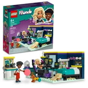 LEGO Friends Nova's Room Gaming Themed Bedroom Playset 41755, Gamer Toy with Zac Mini-Doll and Pickle the Dog, Small Gift Idea for Kids 6 and Up
