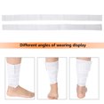 thumbnail image 1 of Sports Elastic Band Lifting Compression Soporte de la Pierna Correa de la Rodilla Brace White, 1 of 7