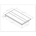 thumbnail image 4 of South Shore Smart Basics Platform Bed, Twin, Royal Cherry, 4 of 6