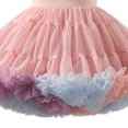 thumbnail image 4 of XXWXYD Girls Pleated Tu𝗍u Skirt Multi Layer Fluff𝗒 Tulle Ballet Pettiskirt Princess Par𝗍y Dress Up Short Skirt Birthday Costum𝖾 Flared Dance Wear Toddler, 4 of 5