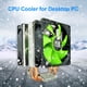 thumbnail image 3 of Ventilador Enfriador CPU WDOplteas MX2 2 Tubos Calor Radiador PWM 3 Pines, 3 of 9