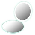 thumbnail image 3 of Pocket Size Portable Foldable 10X Magnification Mini Makeup,LED Double Sided Makeup Mirror, Makeup Mirror, Double Sided Design for Exquisite Makeup, Convenient for Anytime Anywhere, 3 of 8