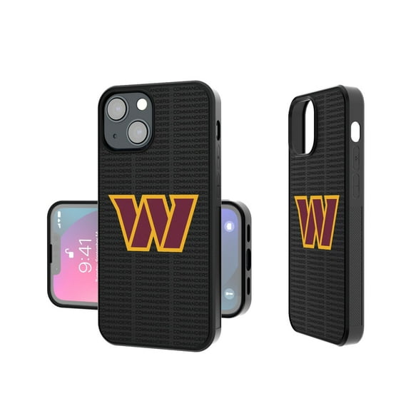 Washington Commanders iPhone Text Backdrop Design Bump Case