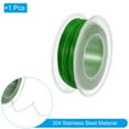 thumbnail image 3 of Uxcell 328ft Picture Hanging Wire, Coated Cable 304 Stainless Steel Rope for Photo Frame Artwork Green 0.015" Dia., 3 of 5