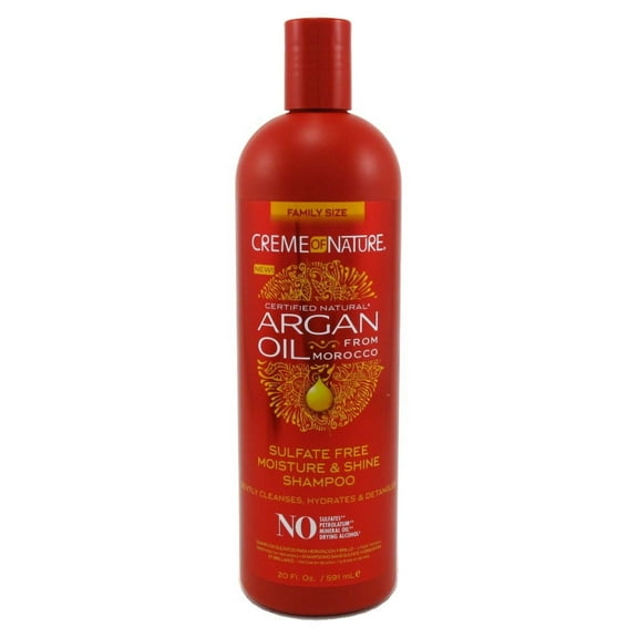 Creme Of Nature Argan Oil Shampoo Family Size 20oz (Pack of 2)