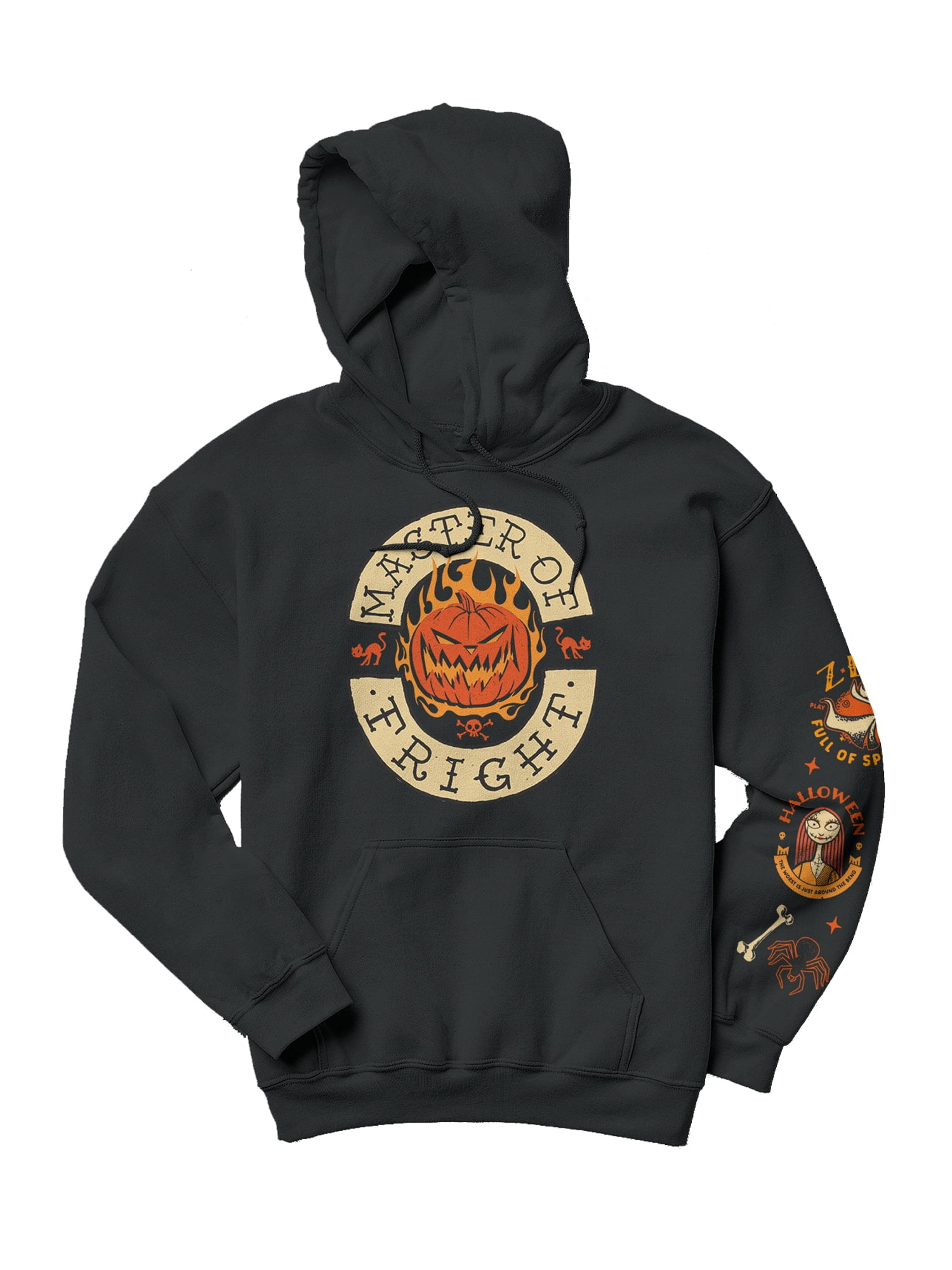 The Nightmare Before Christmas, Men's & Big Men's Graphic Hoodie, Flash Nightmare, Sizes S-3XL