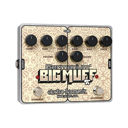 Electro-Harmonix Germanium 4 Big Muff Pi Overdrive and Distortion Guitar Effects (Best Overdrive And Distortion Pedals)