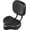 Black, variant on Oversized Bike Tricycle Seat with Adjustable Backrest, PU High Elastic Sponge High Carbon Steel Ergonomic Saddle, Easy Install Replacement for Exercise Bikes
