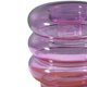 thumbnail image 3 of Portavelas de cristal , candelieres creativos de Tealight, candeliere de donut para decoraciones, hogar, boda, de comedor, inauguración Violeta Gloria candelabro de donas, 3 of 9