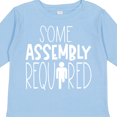 thumbnail image 3 of Inktastic Some Assembly Required Left Leg Amputee Boys or Girls Long Sleeve Toddler T-Shirt, 3 of 4