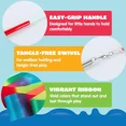 thumbnail image 4 of 10 Pack Ribbon Dancing Wands Party Favors Gymnastics Streamers Kids Girls Party!, 4 of 5