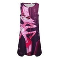 thumbnail image 4 of Hazbin Hotel Angel Dust Dance Sleeveless Dress For Womens Summer Novelty Sundress Soft Casual Knee Length Loose Tank Dress, 4 of 7