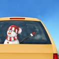 thumbnail image 1 of thinsony Car Stickers Car Rear Windshield Decals Christmas Themed Automotive Wiper Waving Stickers Rear Window Decor, 1 of 8