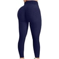 thumbnail image 3 of Famosas mallas TIK Tok, pantalones de yoga para levantamiento de glúteos para mujer, mallas para correr con control de barriga y cintura alta MFZFUKR WMZL-864-101, 3 of 4