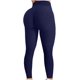 thumbnail image 3 of Pantalones de yoga de cintura alta para mujer Control de barriga Adelgazante Leggings texturizados para correr Entrenamiento Ruched Butt Lift Pants Xemadio WMZL-864-53, 3 of 4