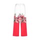 thumbnail image 4 of Pantalones Casuales de Mujer de Impresión Floral Cintura Elástica Suelta, Pantalones de Pierna Ancha Recta con Bolsillos, 4 of 5