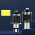 thumbnail image 4 of H4 BA20D LED Motorcycle Headlight Bulbs Lens Bi-color Hi Lo Lamp Headlight Lamp, 4 of 4