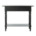 thumbnail image 6 of SAFAVIEH Rosemary 2-Drawer Console Table Distressed Black, 6 of 7