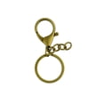 thumbnail image 3 of 10 Piezas de Metal Grandes Broche de Langosta Clips Gancho Llavero Split Llavero Resultados perfecl broche de langosta, 3 of 5
