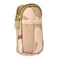 thumbnail image 1 of Bolso impermeable de la cintura de los deportes del teléfono móvil bolsa del gadget bolso al aire libre camuflaje del desierto, 1 of 8