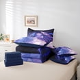 thumbnail image 6 of Feelyou Anime Girl Twin Bedding Sets 7pcs, Glitter Stars Galaxy Bedding Comforter Set, 6 of 8