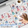 thumbnail image 2 of Long Mouse Pads for Desk,Floral Princess Pattern Desk Mats on Top Of Desks, Desk Mouse Pad Extra Large with 3mm Non-Slip Base and Stitched Edge for Gaming,Office,Work,Home 47.3"x23.6", 2 of 6