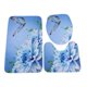 thumbnail image 2 of Juego de 3 uds de alfombrillas de baño Ormromra Antideslizantes con estampado de flores, 2 of 8