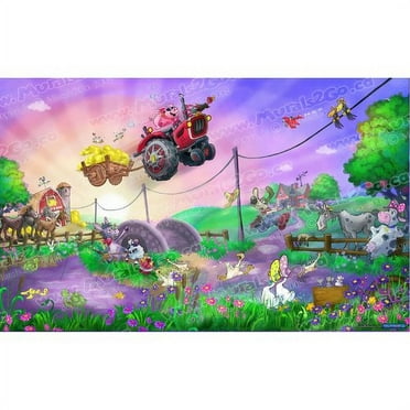 Wallhogs Funny Farm Wall Mural