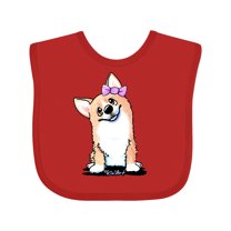 Inktastic Corgi Puppy Girl Boys or Girls Baby Bib