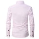thumbnail image 3 of Blusa y camisa de manga larga con cuello vuelto Camisa de vestir de manga larga para hombre Camisa de vestir de manga larga de corte regular Casual con botones Blusa y camisa de manga larga lisa con c, 3 of 3