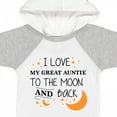 thumbnail image 4 of Inktastic I Love My Great Auntie to the Moon and Back Boys or Girls Baby Bodysuit, 4 of 5
