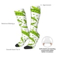 thumbnail image 5 of Knee High Socks for Men and Women, green Peas Althletic Compression Socks, Support Long Tube Socks for Outdoor Sport, Calf Socks, High Stockings for Women Men, 5 of 7