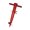 Red, variant on 7829 Heavy Duty Plastic Tent Pegs Durable Outdoor Sand Anchors Base Easy to Use for Outdoor Furniture Anchoring In Sand Soil