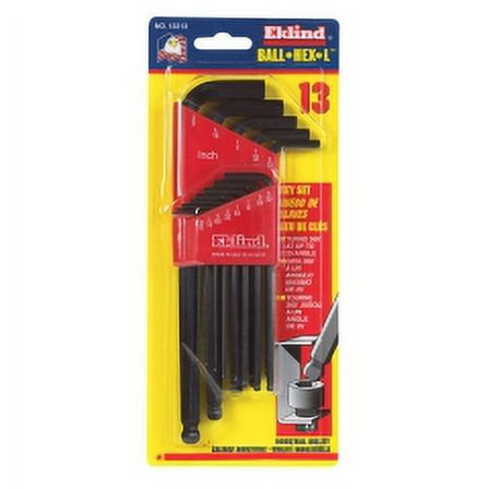 Eklind Tool Eklind Tool - 13213 - Ball-Hex-L SAE Long Arm Ball End Hex L-Key Set 13/pc.