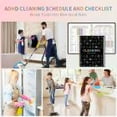 thumbnail image 5 of ADHD Cleaning Planner for Adults & Women – Daily Weekly Monthly Cleaning Schedule & Checklist Organizer, Household Chore Planner for Home & Family Tasks, DIY Home Improvement Journal – Black, 5 of 8