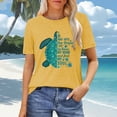thumbnail image 4 of jowamay Sea Turtle Shirts for Women Crew Neck Trendy Graphic Tees Funny Casual Clothes Short Sleeve for Vacation Beach Travel, 4 of 7