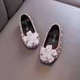 thumbnail image 6 of hengsof Girls' Sparkling Rhinestone Pearl Ballet Flats Comfortable Stretchy Stylish Sequined Party Princess Sandals, 6 of 6