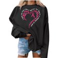 thumbnail image 1 of Hauts Décontractés pour Femmes Hauts d'Automne pour Femmes Hiver Décontracté Pull Imprimé Décontracté Manches Longues Col Rond Hauts Décontractés pour Femmes, 1 of 1