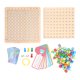 thumbnail image 2 of Tablero de bloques de matemáticas de madera, 3 en 1, juguete de multiplicación para niños, tablero de multiplicación para niños, estética elegante, 2 of 14