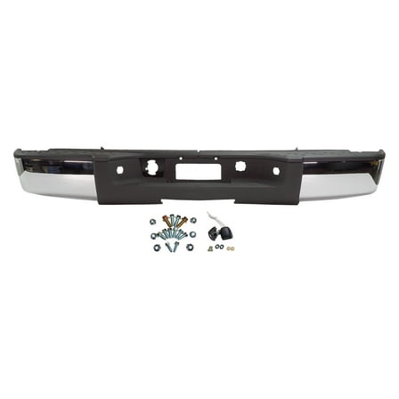 Step Bumper Compatible with CHEVROLET SILVERADO/SIERRA 1500 2007-2013 Assembly Chrome