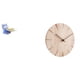thumbnail image 1 of Bandeja de escultura de resina de gato moderna y reloj de pared silencioso de madera maciza, decoración creativa para el hogar, regalo para mesa de co, 1 of 8