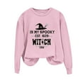 thumbnail image 4 of Kilaqueen in my spooky est 1629 witich era Sweatshirt Womens Halloween Witch Graphic Tees Spooky Season Casual Long Sleeve Pullover Tops, 4 of 5