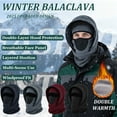 thumbnail image 7 of Outdoor Winter Warm Hat Neckband Integrated SkiMask for Men Women Fleece Face Head Neck Cover Windproof Cold Weather Winter Face For Men Windproof Hoodie, 7 of 7